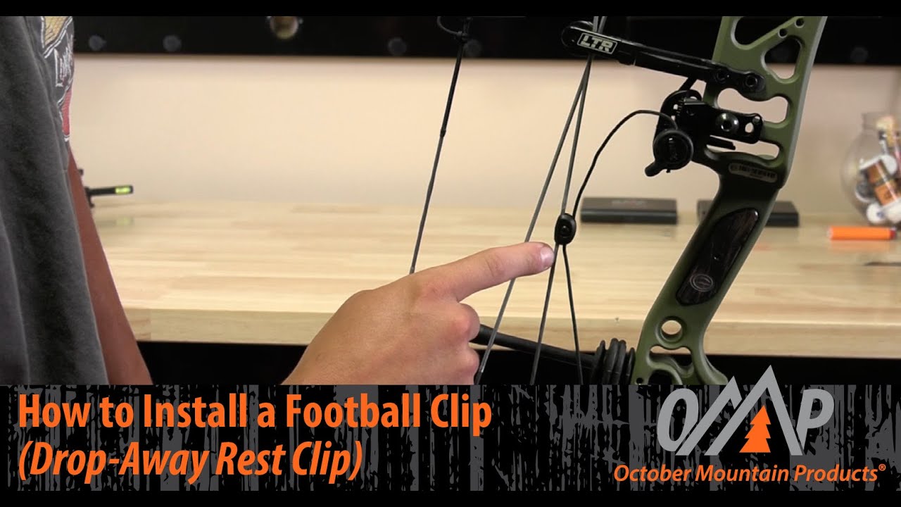 How To Install a Football Clip (Drop-Away Rest Clip) I October Mountain Products
