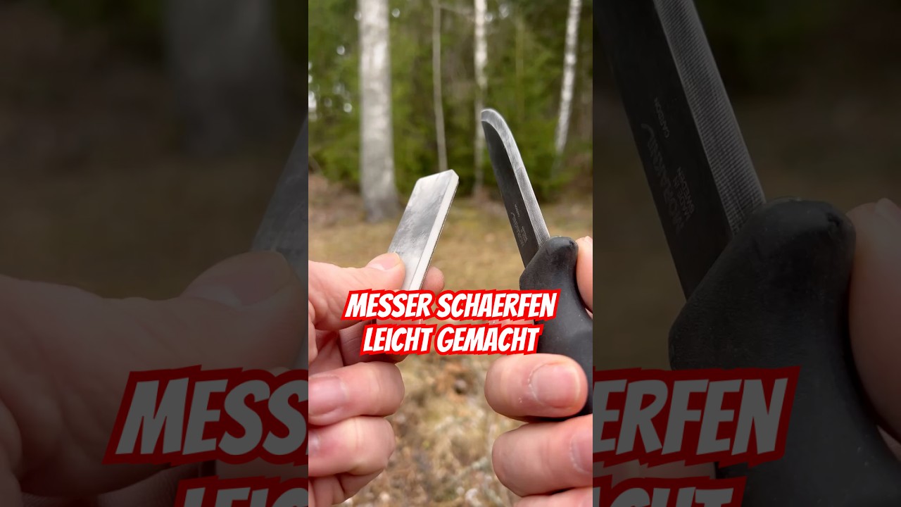 Messer sch&auml;rfen im richtigen Winkel ohne teuer! (Scandi)