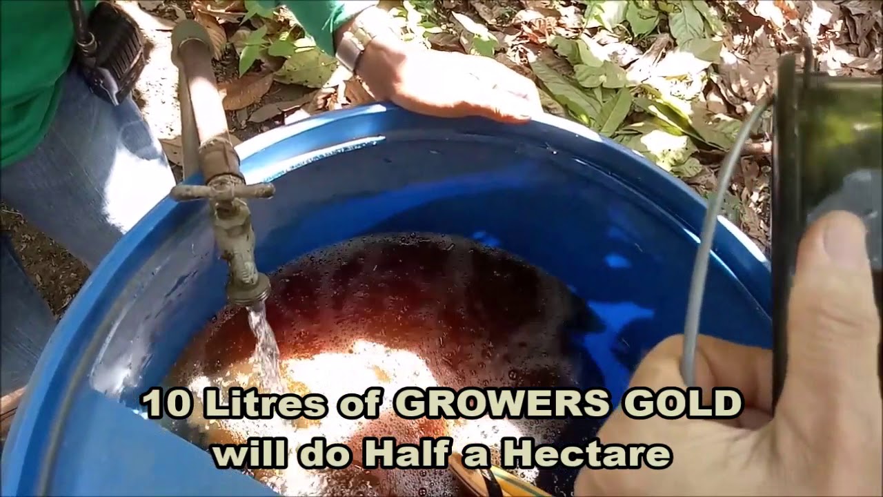 GROWERS GOLD Application with Power Sprayer