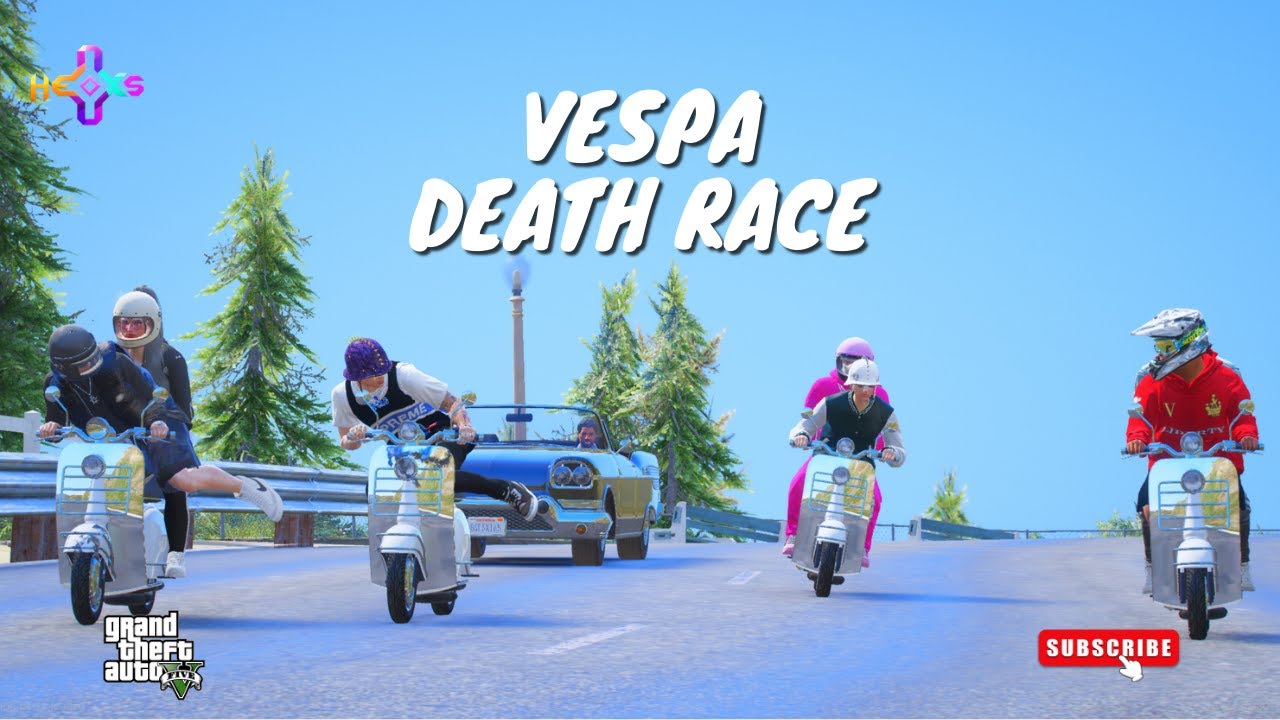 BALAPAN VESPA BRUTAL DIKOTA HEXOS Roleplay GTA 5 Indonesia  #hexosroleplay #hexosrp #gta5