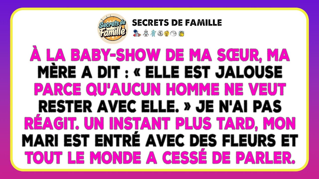 Ma Mère S'est Moquée De Moi À La Fête, Jusqu'à Ce Que Mon Mari Entre Avec Des Fleurs