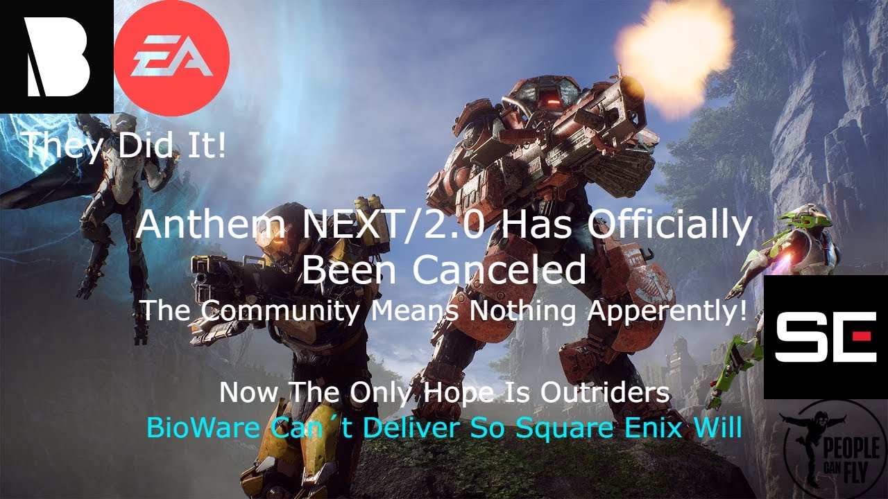 Anthem NEXT/2.0 Has Been Officially Canceled - Final Anthem 2.0 Update