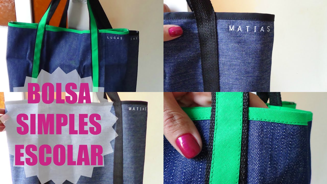 Bolsa simples escolar | ModaByNill