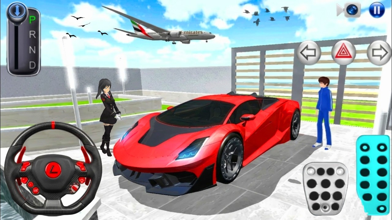 New Red Lamborghini Sian Hypercar in Luxury Garage | 3D Driving Class 2026 Android Gameplay