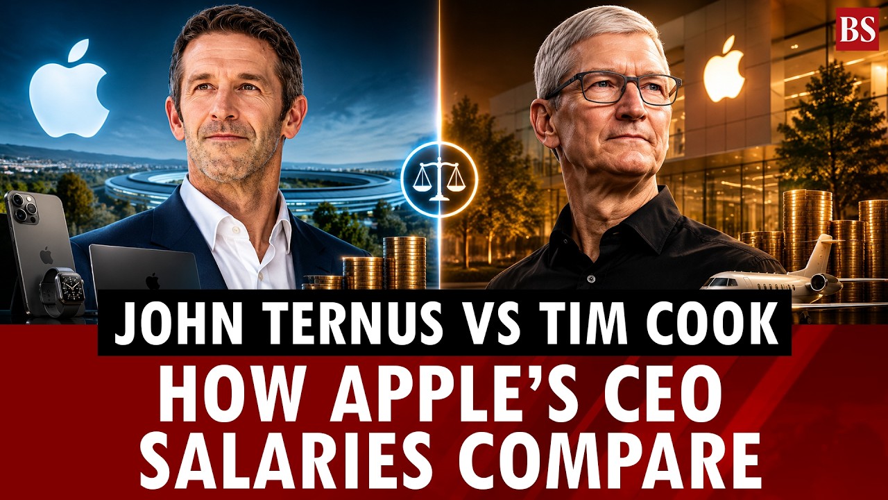 John Ternus vs Tim Cook: How Apple&rsquo;s CEO salaries compare