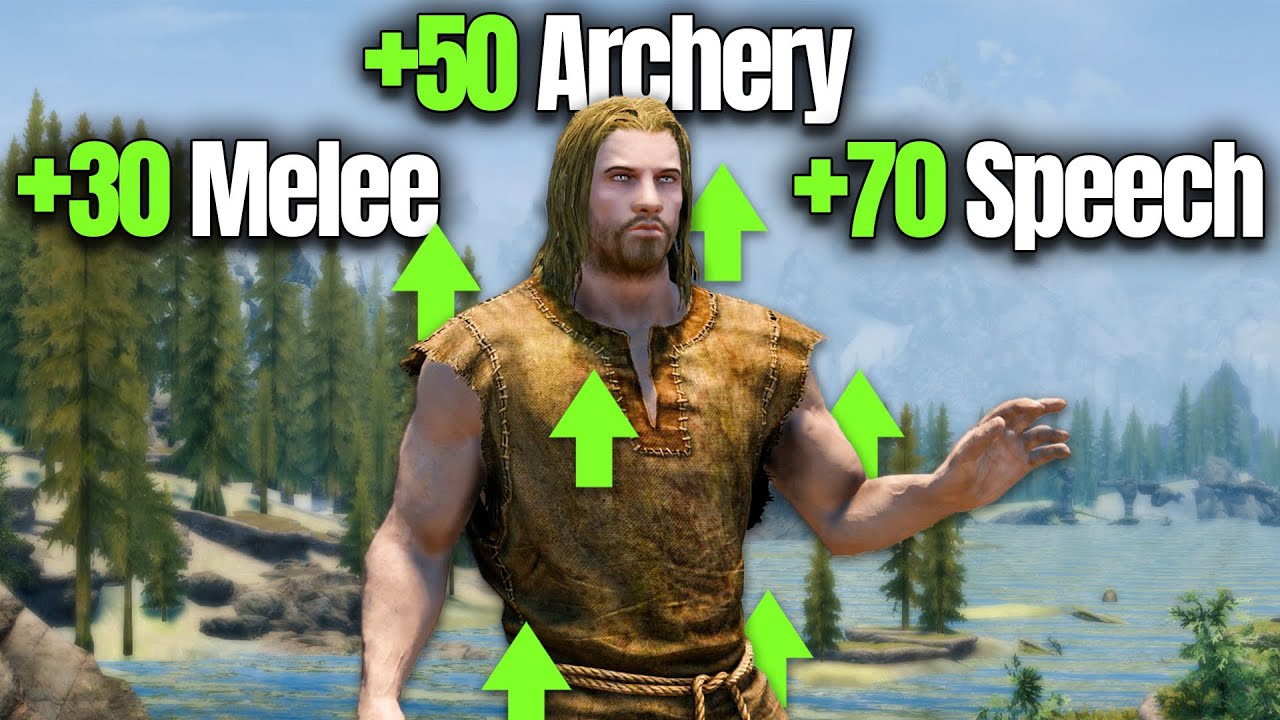 Skyrim Permadeath but I'm Stuck with ONLY 3 Skills
