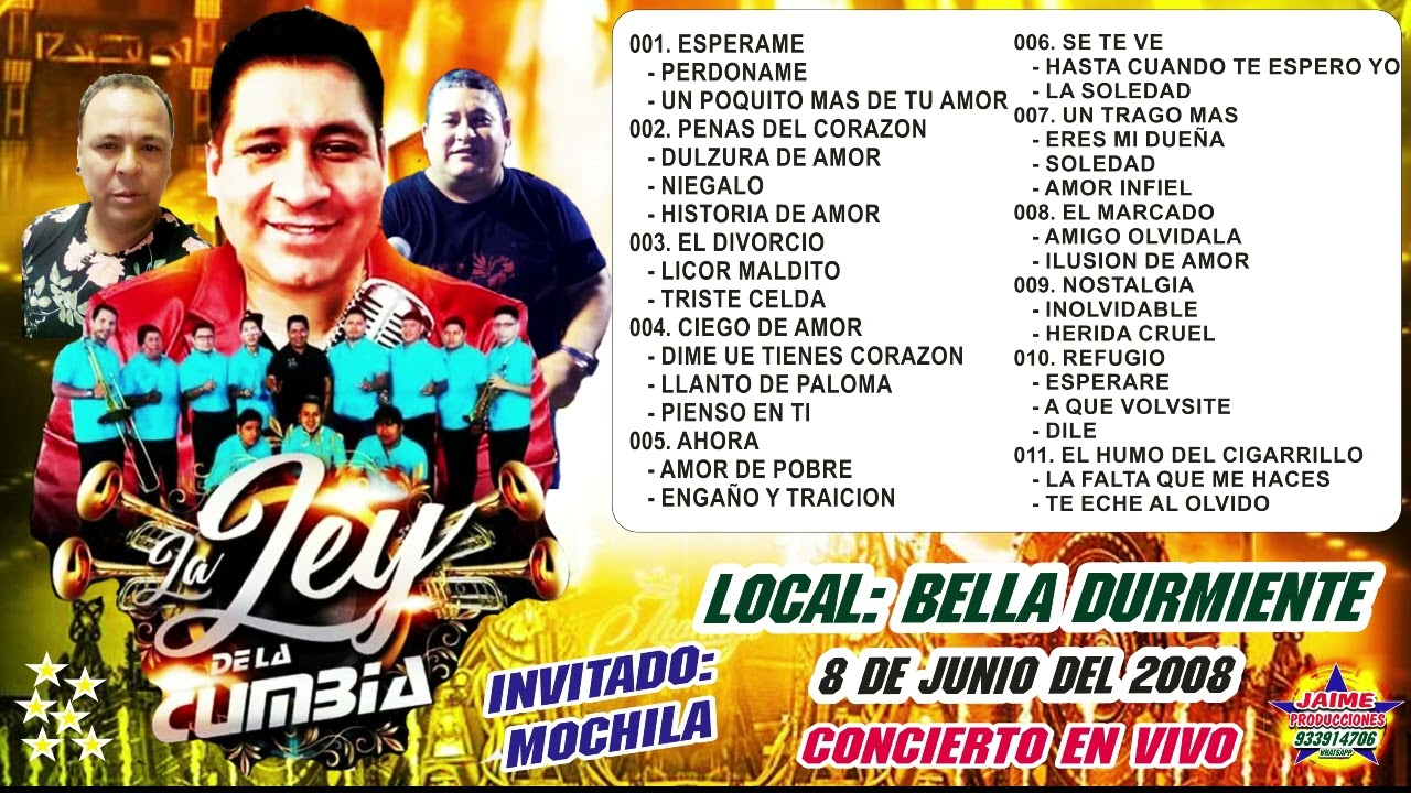 CESAR GUTIERREZ Y LA LEY DE LA CUMBIA (LOCAL BELLA DURMIENTE) 08 DE JUNIO DEL 2008