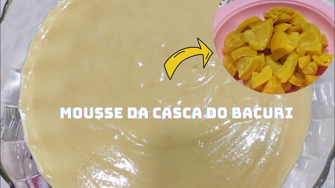 Mousse da casca do Bacuri