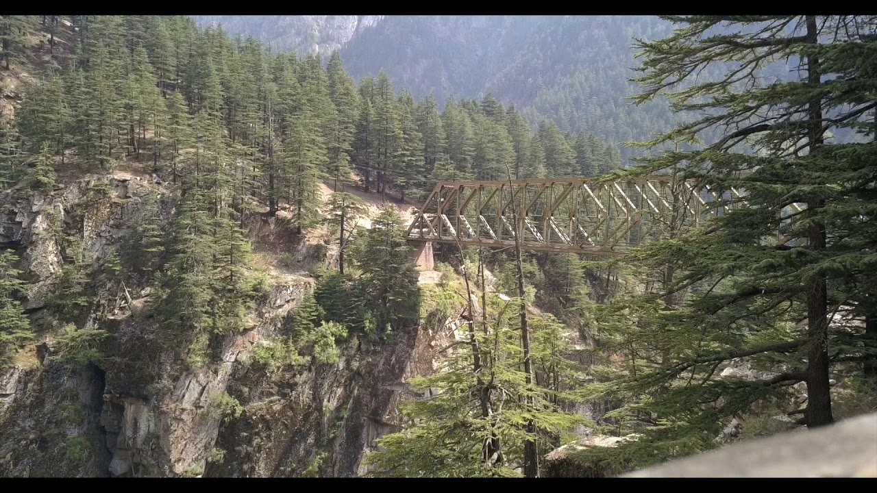 Jadh Ganga Bridge in the Himalaya: deepest bridge in the world