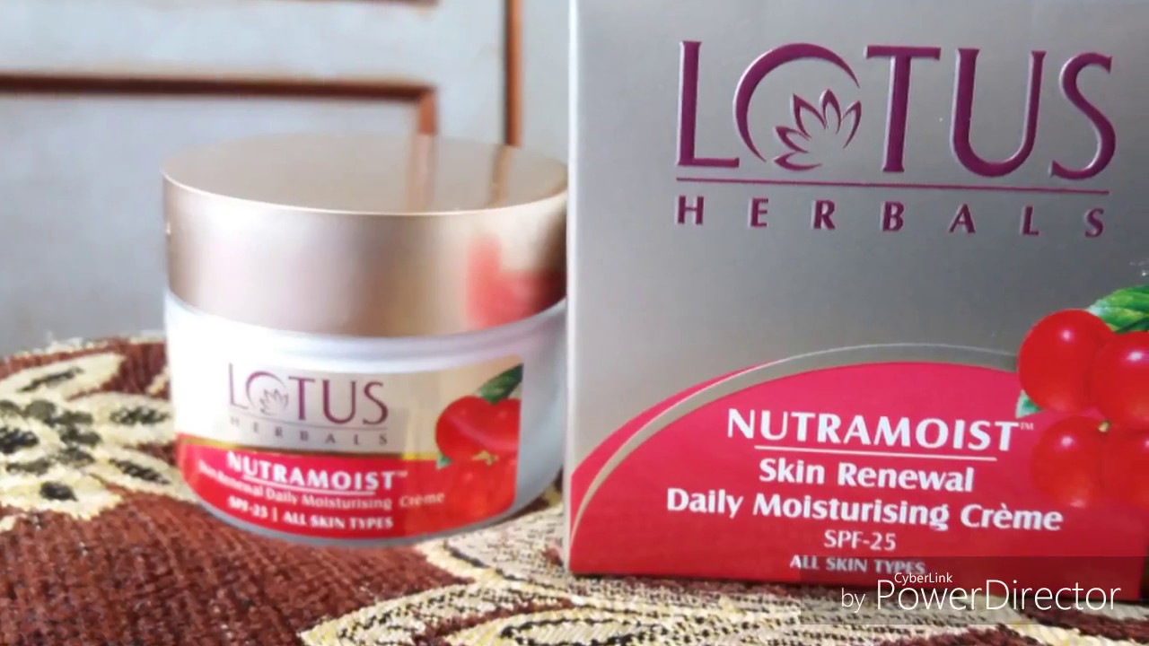 Lotus Herbals Nutramoist daily moisturising creme - Product Review | Creativinds