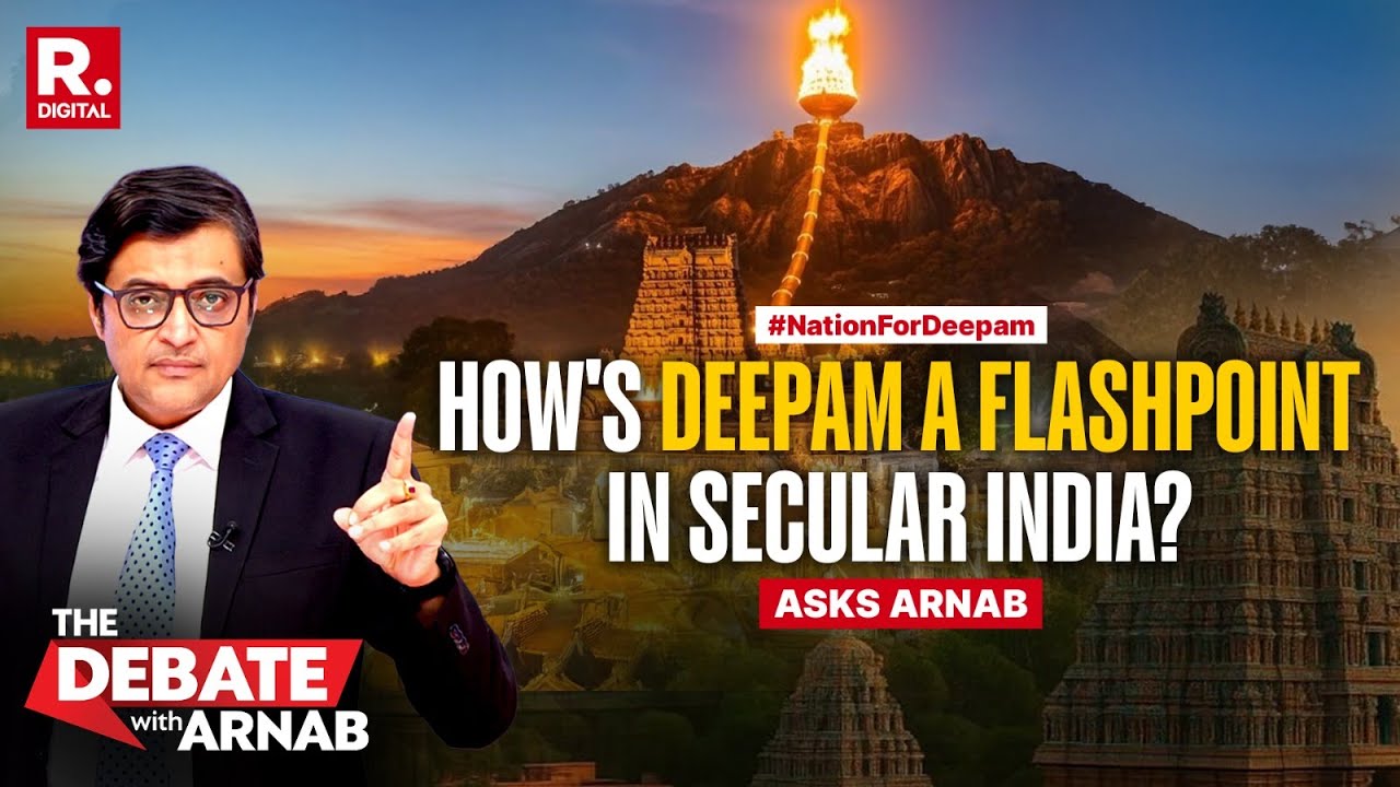 Arnab Dismantles Opposition's Selective Sensitivity & Hypocrisy In Lighting Karthigai Deepam