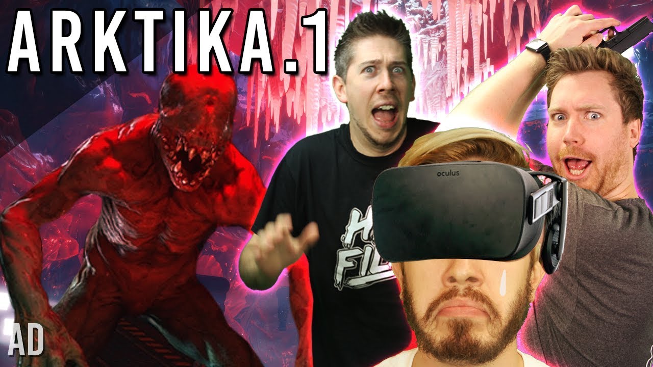 Shootin' n Screamin' in VR! | Arktika.1 Oculus Rift Gameplay