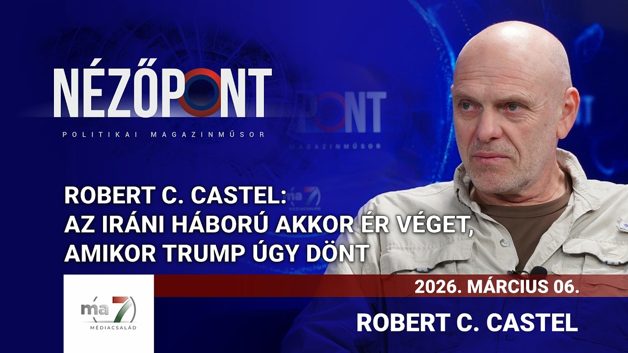 Robert C. Castel: Az iráni háború akkor ér véget, amikor Trump úgy dönt
