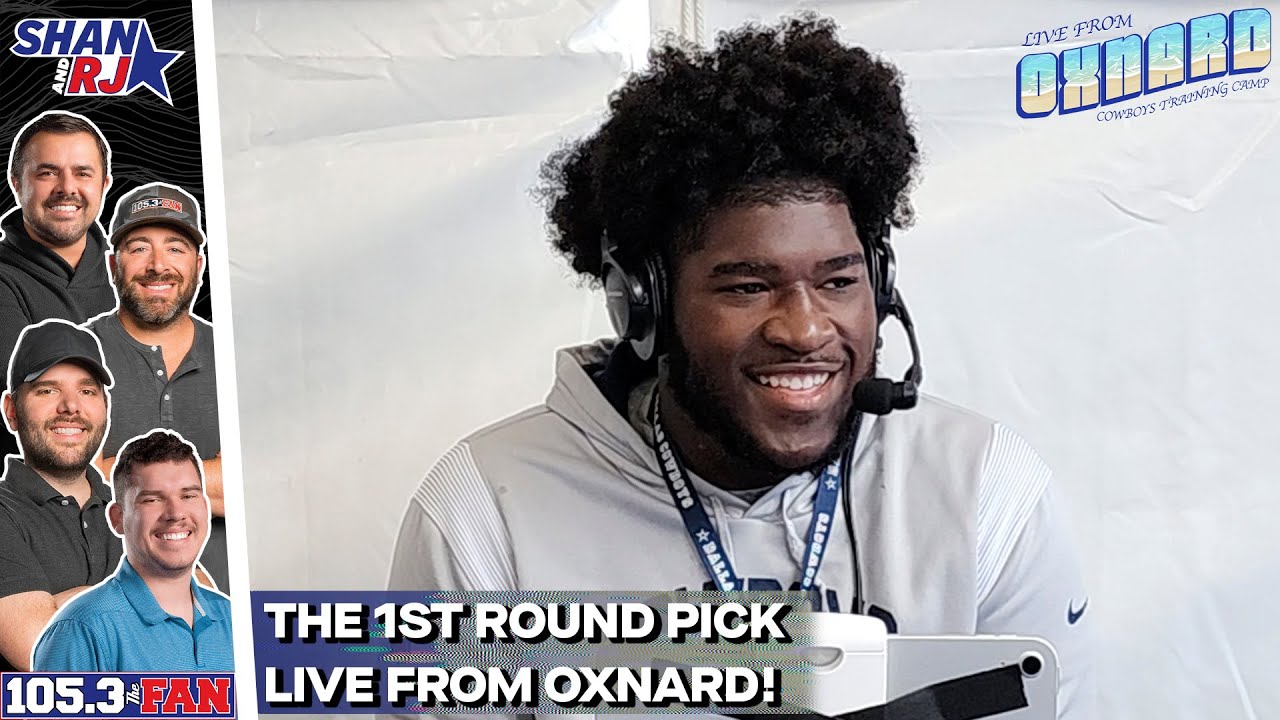 Tyler Booker LIVE At Cowboys Training Camp On Transition To The NFL, Viral Camp Moment | Shan & RJ
