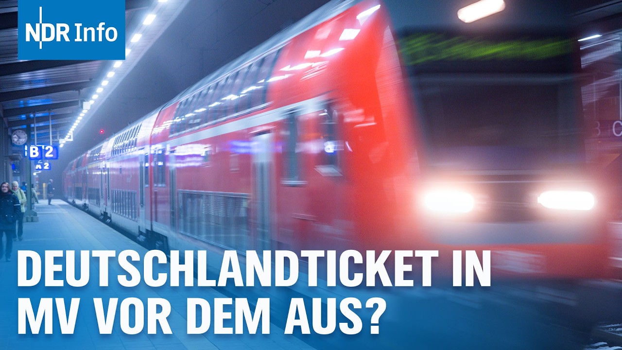 Deutschlandticket in MV wankt &ndash; Droht der Ausstieg in einigen Landkreisen? | NDR Info