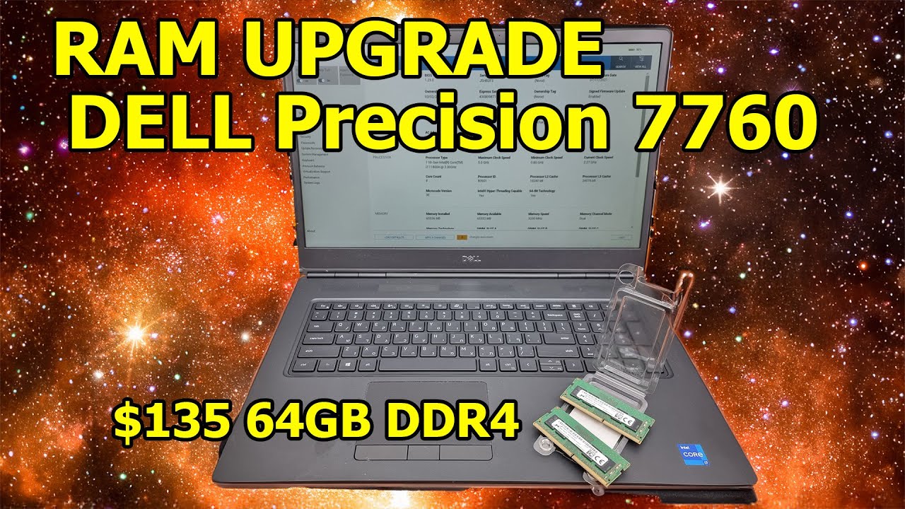 How to upgrade Memory in Dell Precision 7760