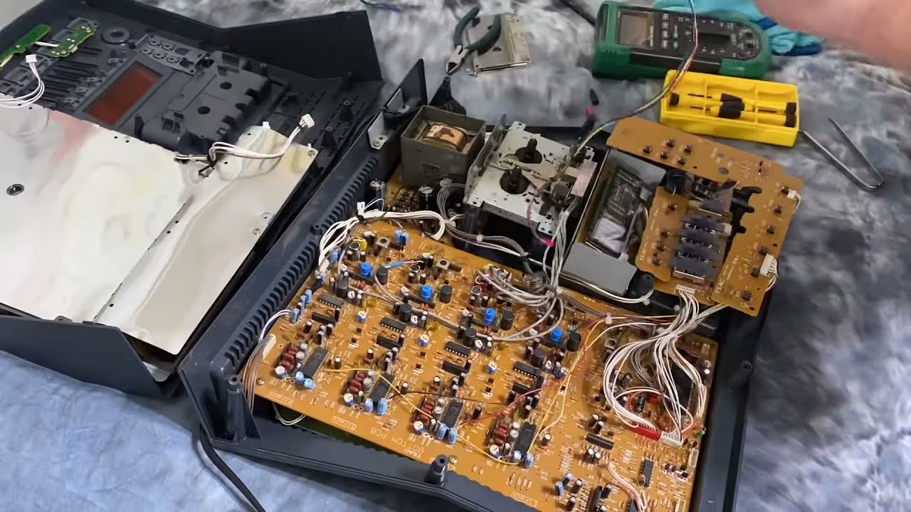 Tascam Portastudio 424mkII Restoration Cleaning Testing - 20200405