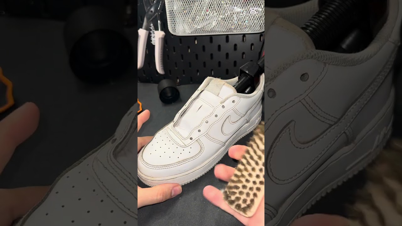Lavaggio airforce one bianche ASMR by MattLab 