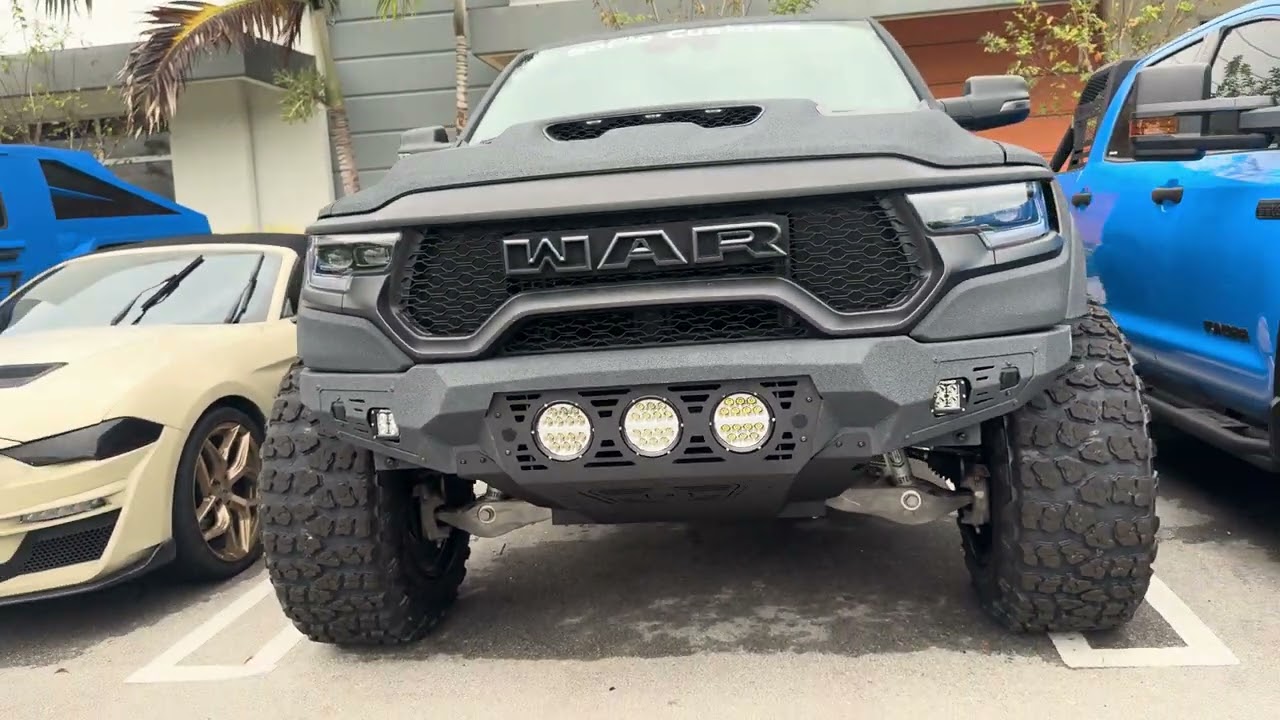 Apocalypse Omega Rex Ram TRX in Gunmetal Gray Kevlar Black Apocalypse Wheels - 700hp
