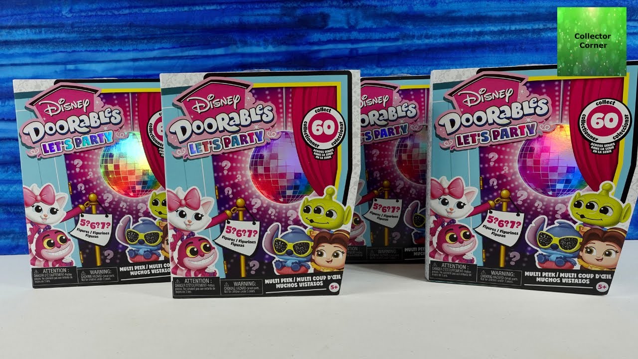 Let's Party Disney Doorables Multi Peek Blind Box Collector Figure Unboxing
