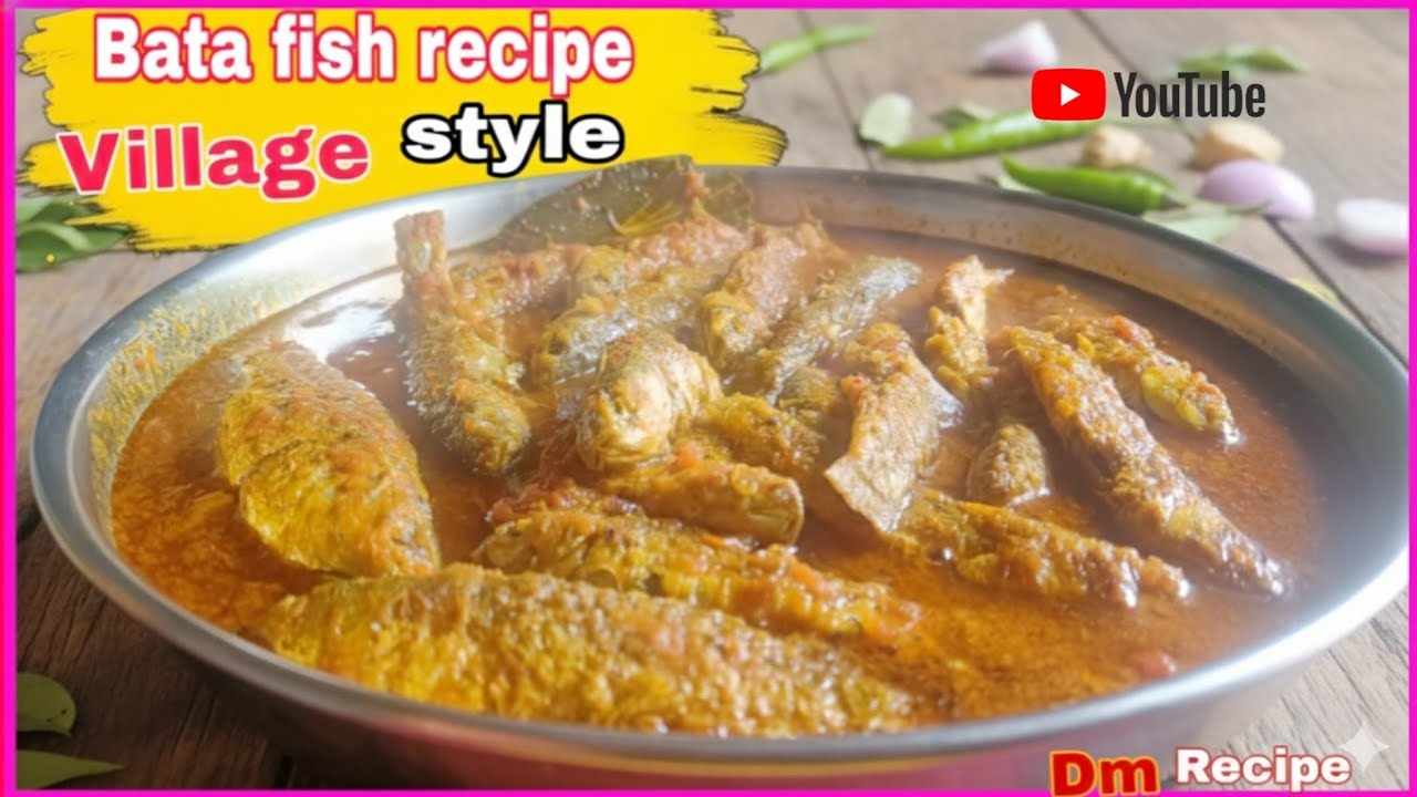 How to Cook Bata Fish Fry | Crispy Bata Mach Recipe Village Style | Bata Fish Fry Recipe | DMreceipe