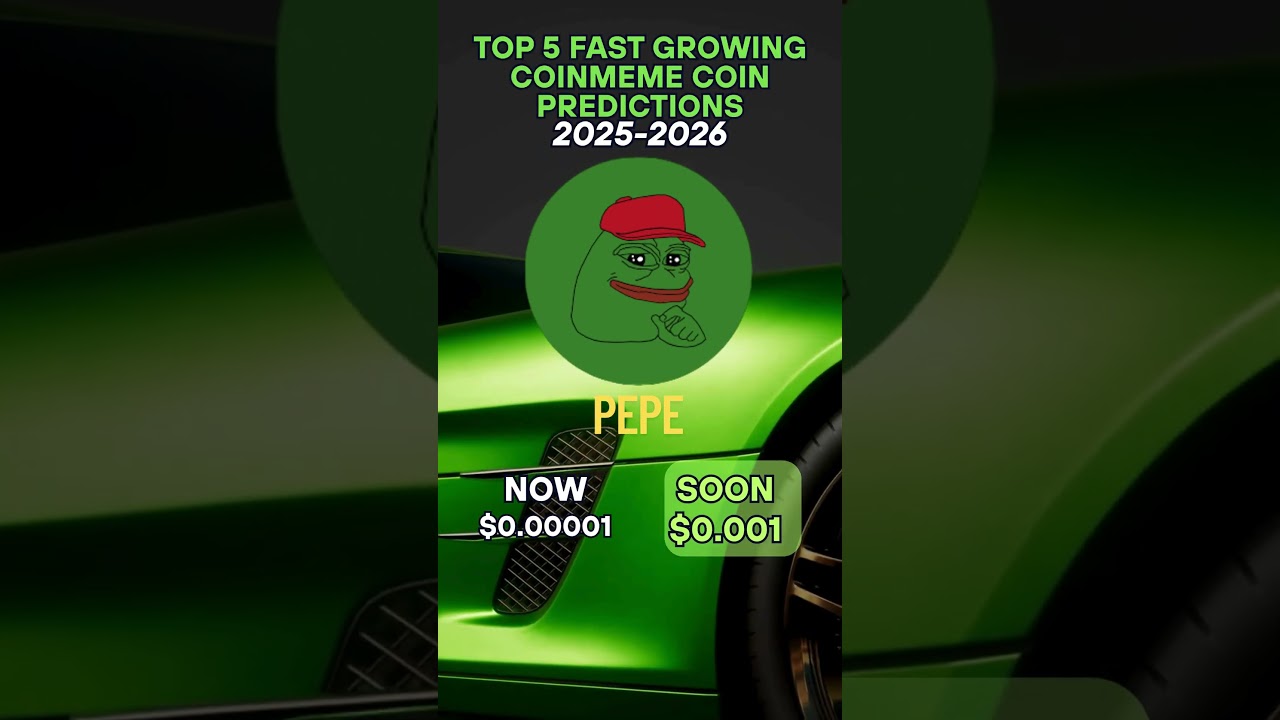TOP 5 FAST GROWING MEME COIN PREDICTIONS💥 | PEPE, BILLY, BONK, PENGU, GNON 🚀