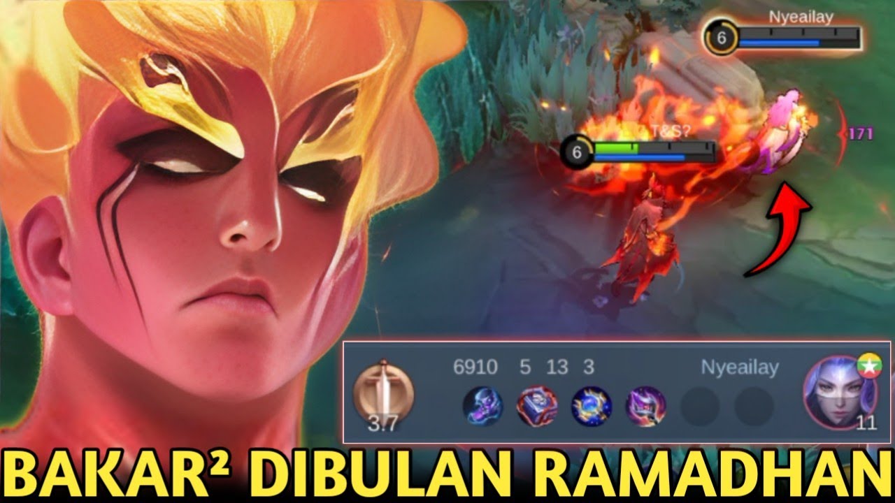 VALIR MODE BAKAR² DI BULAN RAMADHAN! SEMUA MUSUH DIBUAT SAMPE TIDAK BERGERAK KAYAK ORANG LUMPUH!MLBB