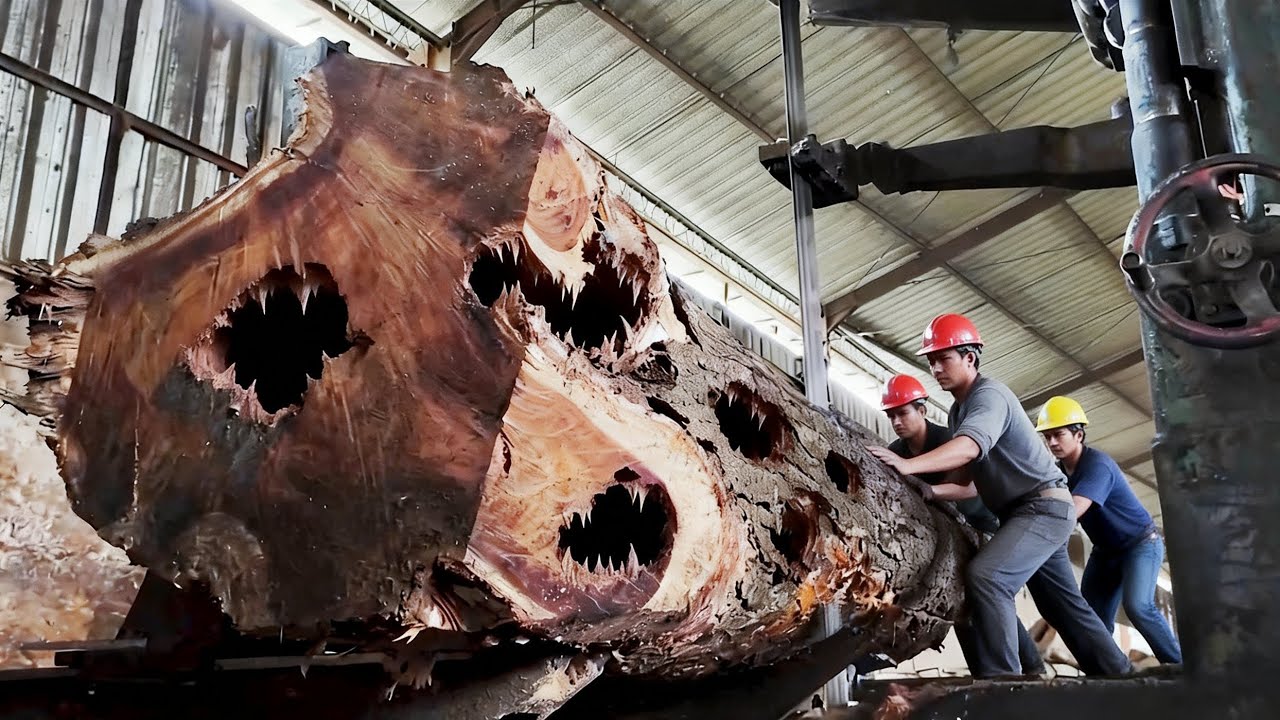 Effective ways to process large, dangerous wood