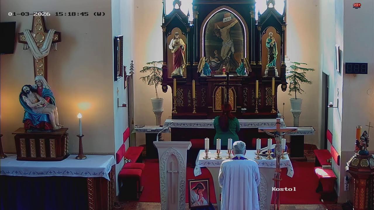 Svätá omša Farský úrad Svinná