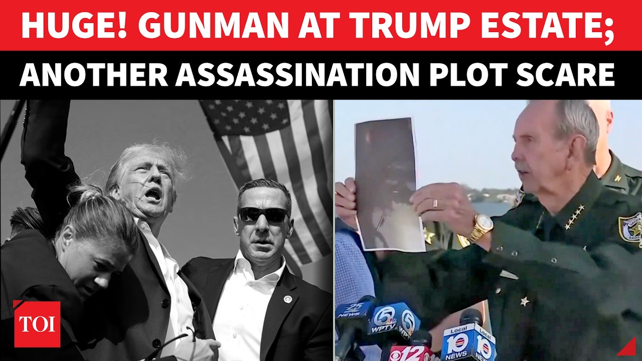 Trump, Melania Assassination Bid; Gunman Enters Mar-a-Lago In Huge Security Breach, Killed In Firing