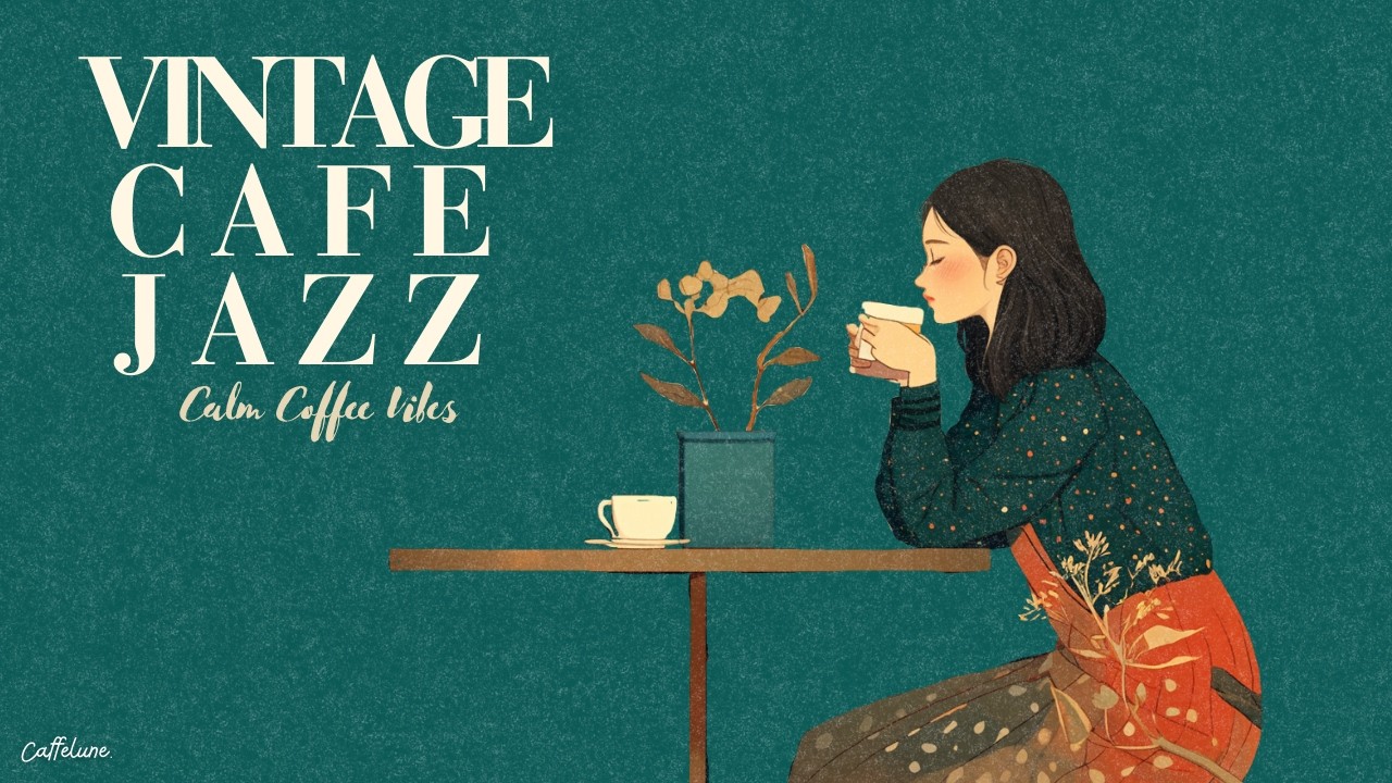 Vintage Café Jazz 🌿 Calm Coffee Vibes｜ゆるやかに流れる大人時間