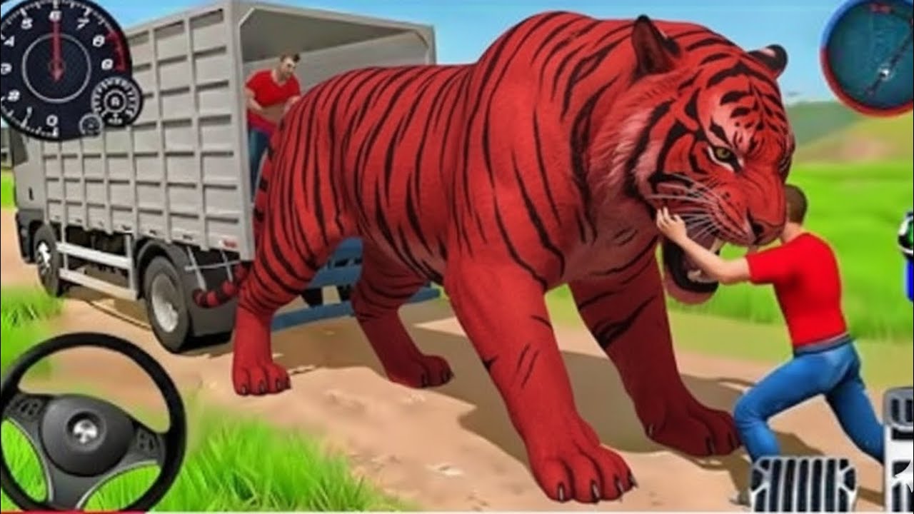 🐯 WILD ANIMAL TRANSPORT! Animal Cargo Truck Simulator 3D Gameplay 🚚