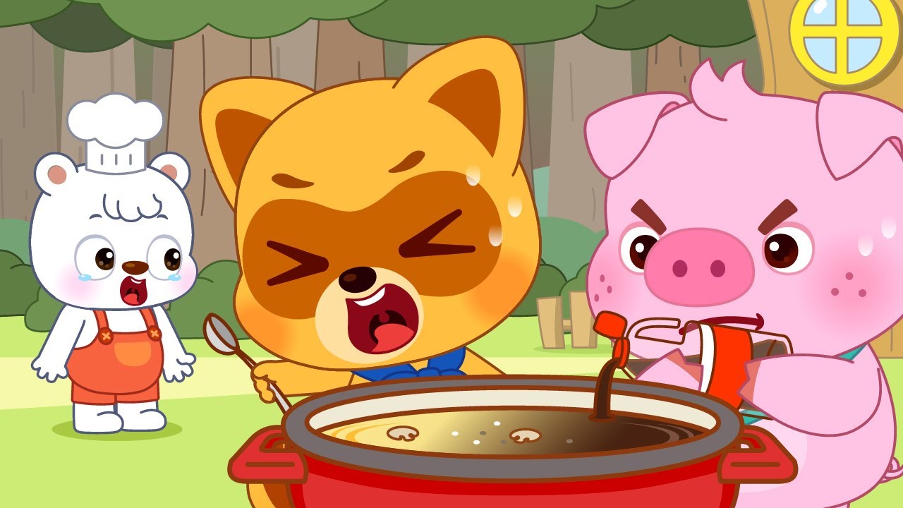 Lotty Friends Episode 2- Bevely’s Cooking🐻🥘| Kids Cartoon | Full Episode in English