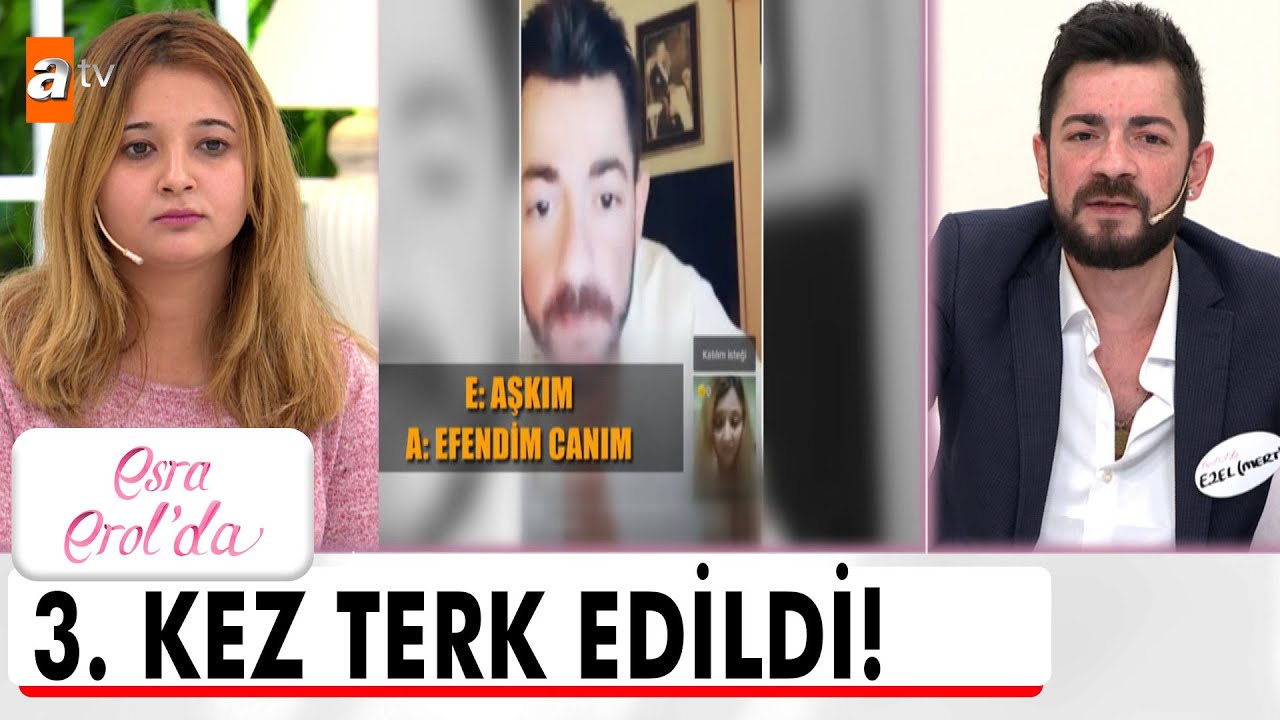 Ezel bu kez de yayına gelip Ayça'yı terk etti! - Esra Erol'da 18 Ekim 2022
