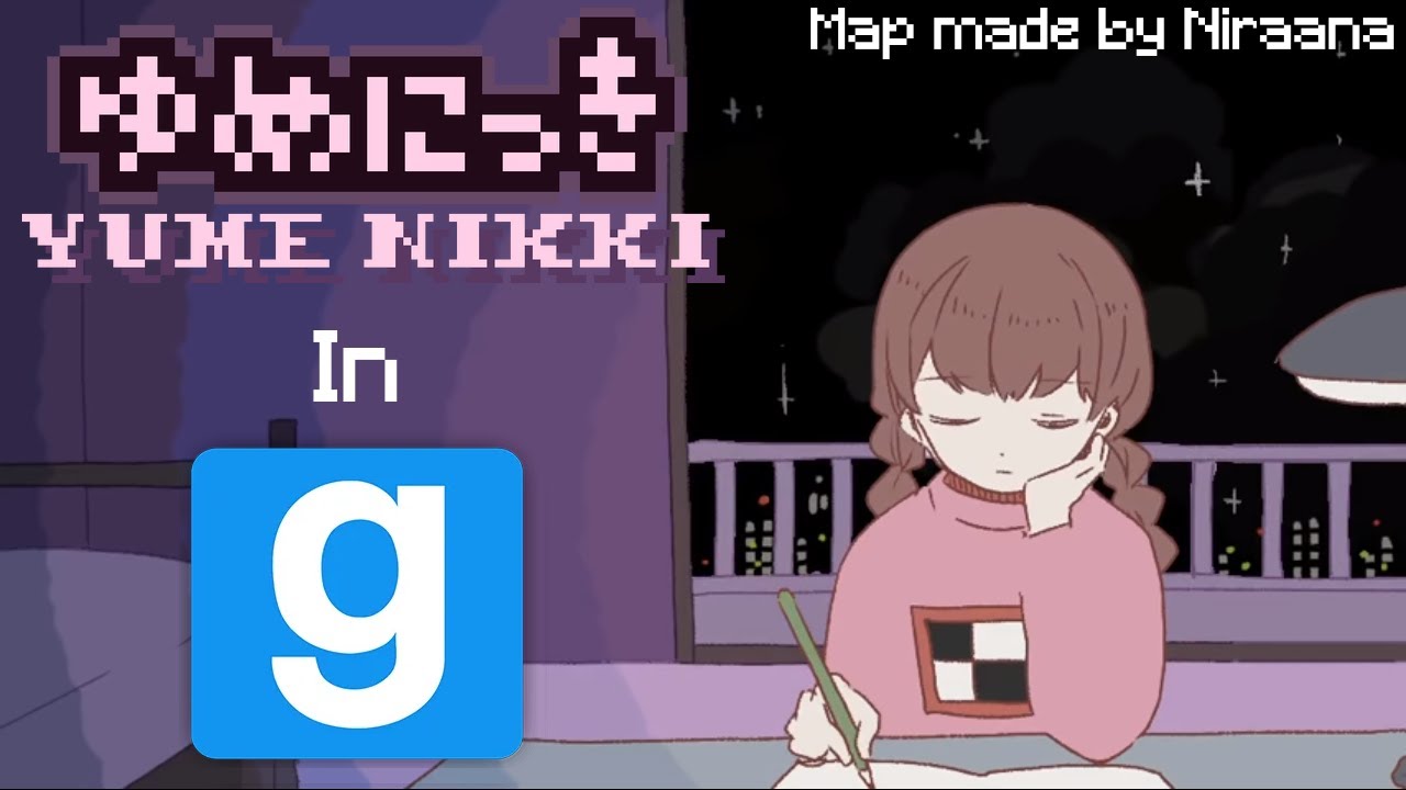 Exploring Yume Nikki map in Garry's Mod (Madotsuki's Room)
