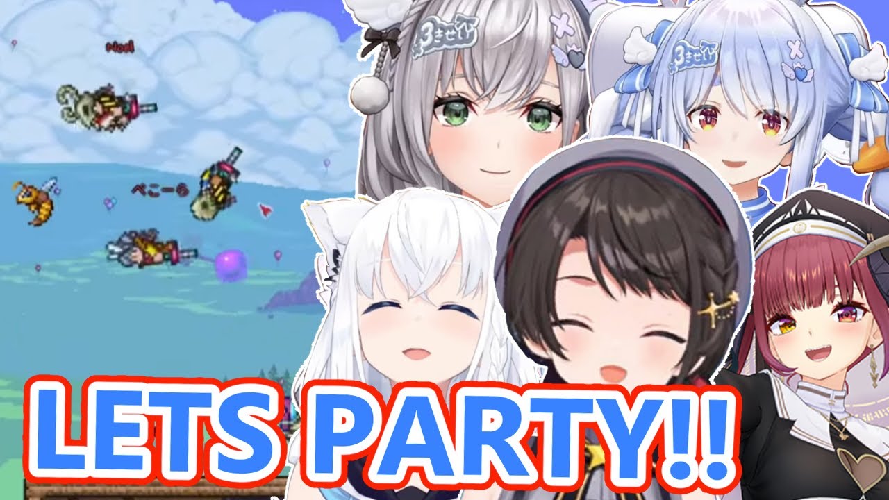 [HOLOTERRARIA] This Party Went Out Of Control FAST [SUB ENG]