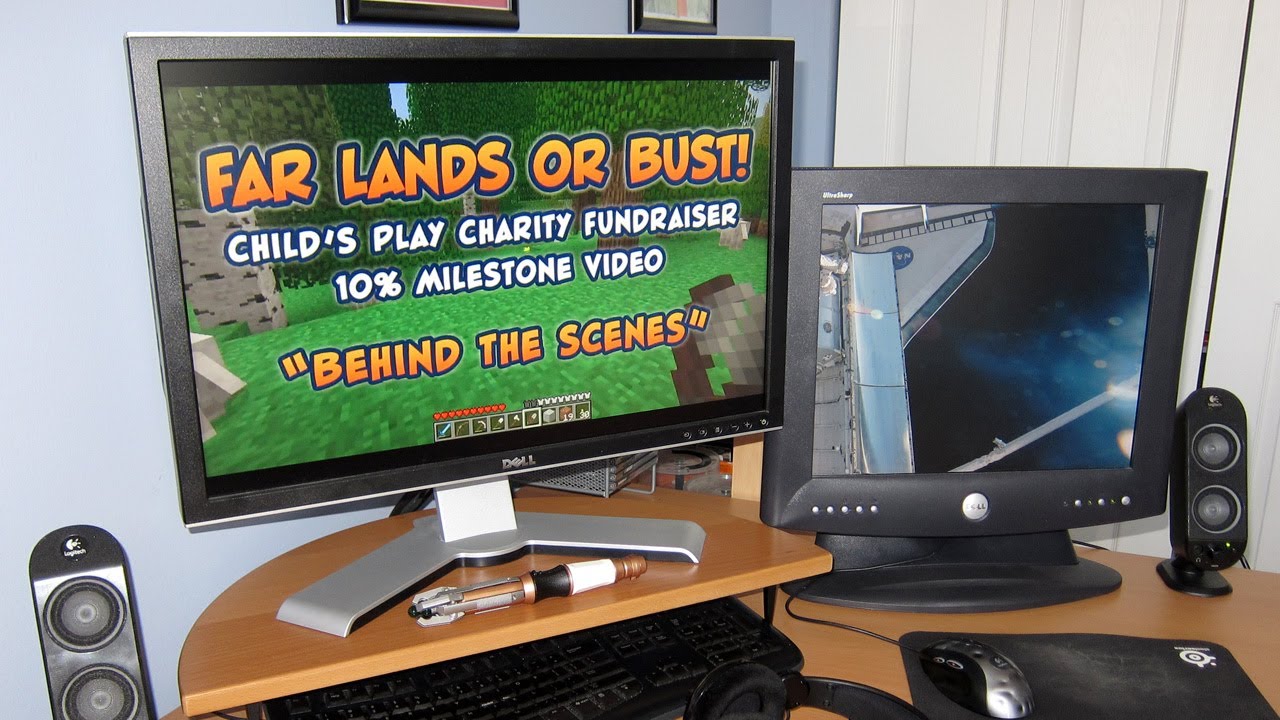 Behind the Scenes - Far Lands or Bust 10% Fundraiser Milestone Video