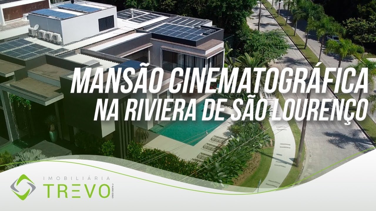 MANSÃO CINEMATOGRÁFICA EM RIVIERA DE SÃO LOURENÇO
