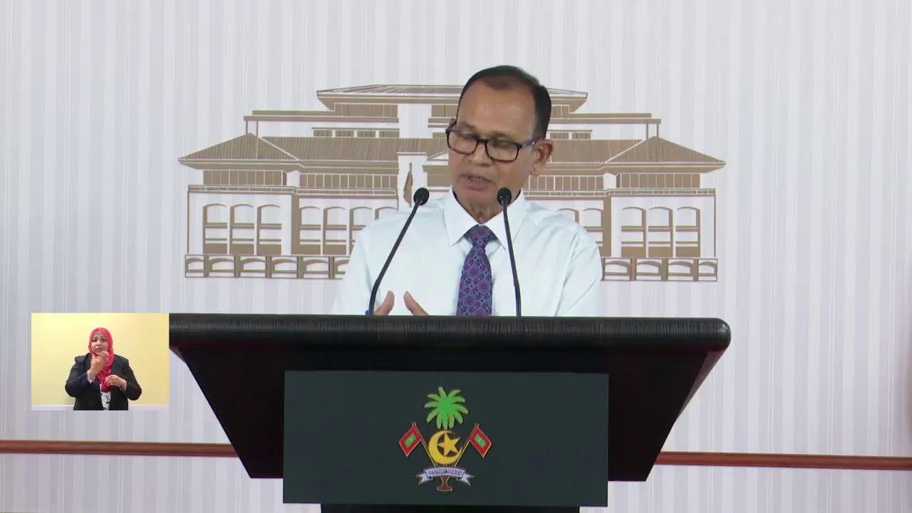 #Livestream: Press Conference at the President's Office