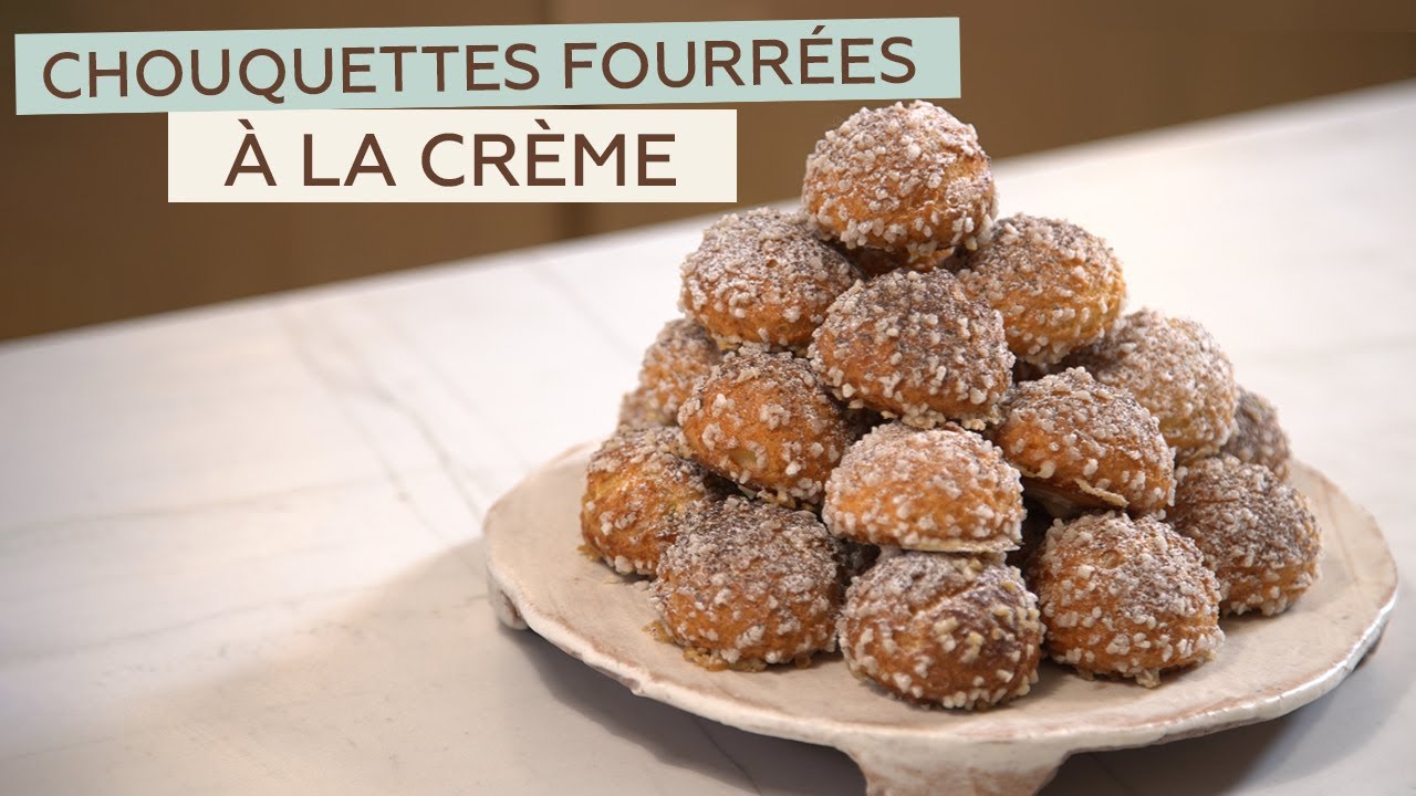 Chouquettes à la crème légère vanille | Yann Couvreur