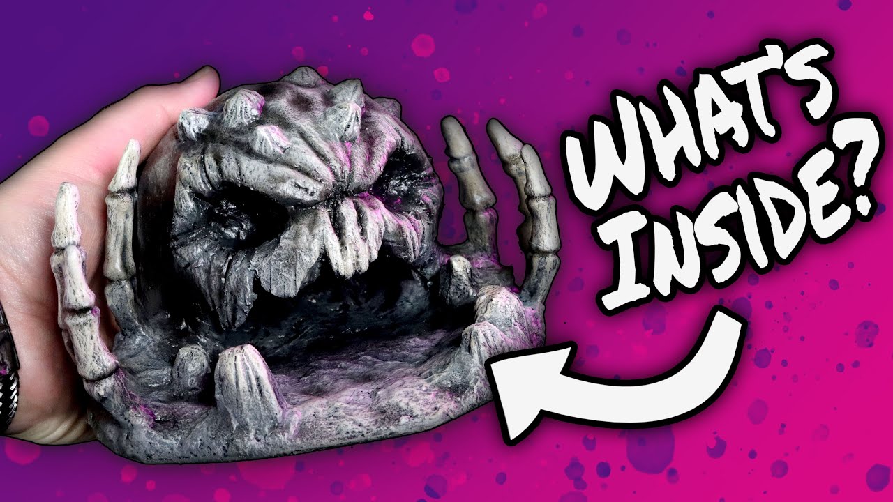 Sculpting a Creepy Lair out of Foam, Sculptamold, and Halloween Parts