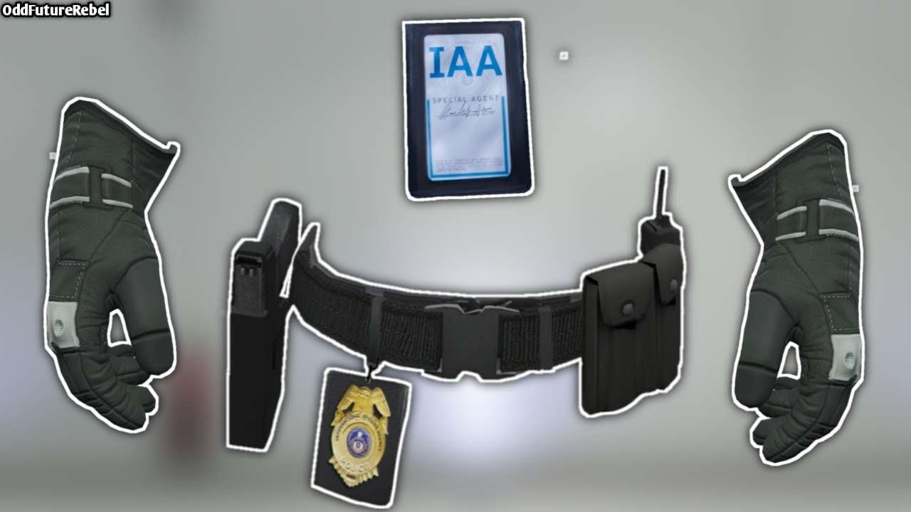IAA BADGES RACING GLOVES WITH INVISIBLE BODY GLITCH GTA 5 ONLINE