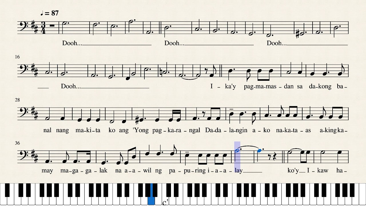 AWIT NG PAGHAHANGAD BASS