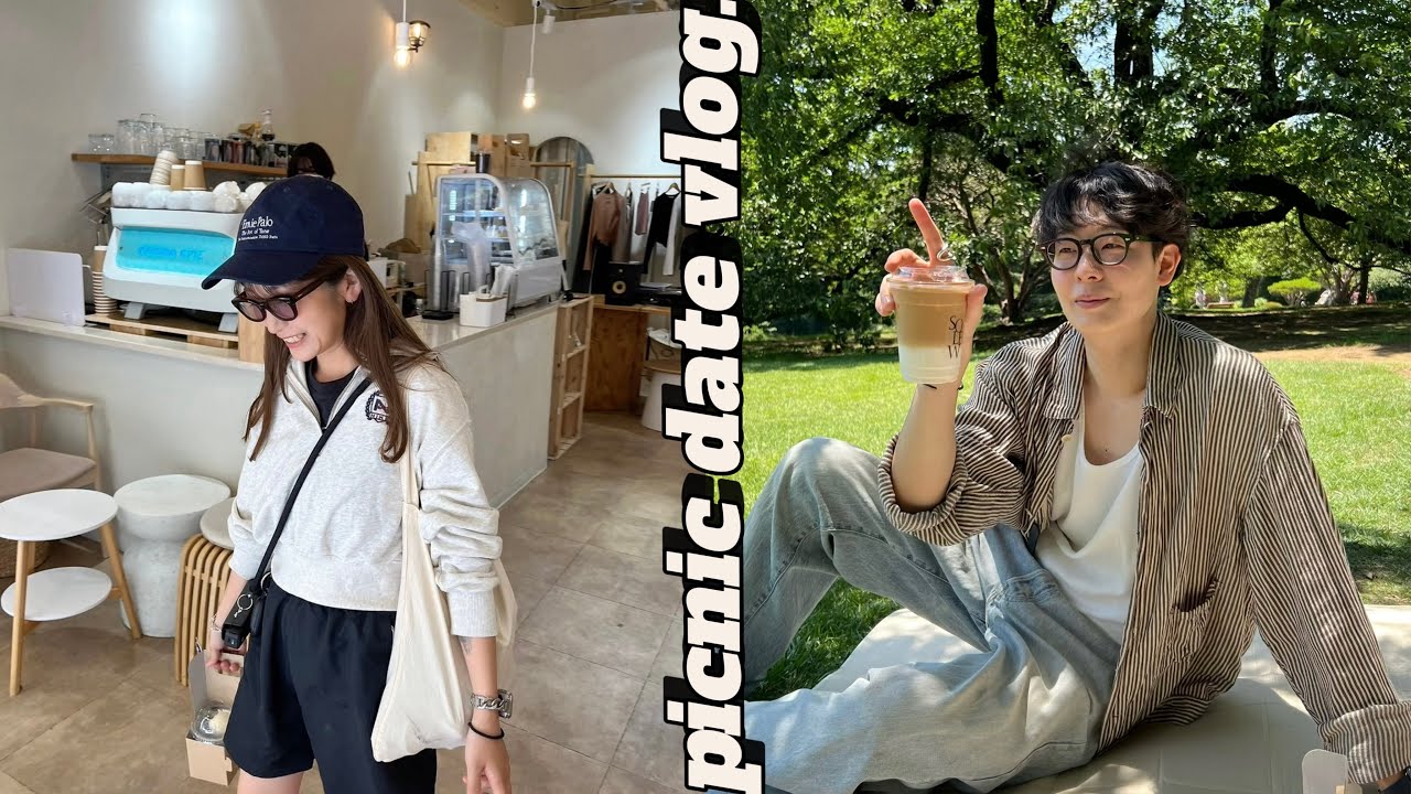 【vlog】のんびり休日ピクニックデート🧺東京|新宿御苑|社会人カップル