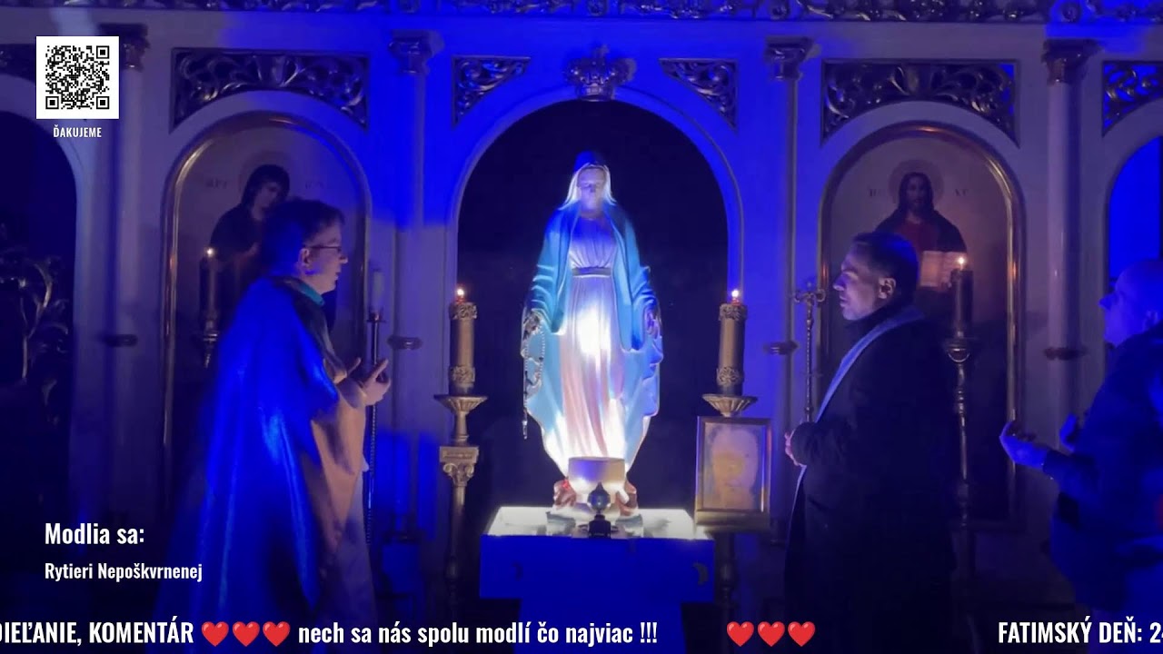 13.2.2026 FATIMSKÝ DEŇ: 24h ruženec za Slovensko - Litmanová