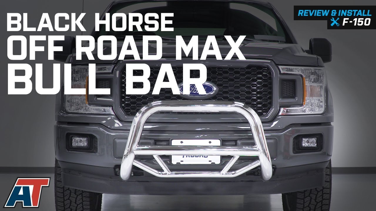 2004-2018 F150 Black Horse Off Road Max Bull Bar - Stainless Steel Review & Install