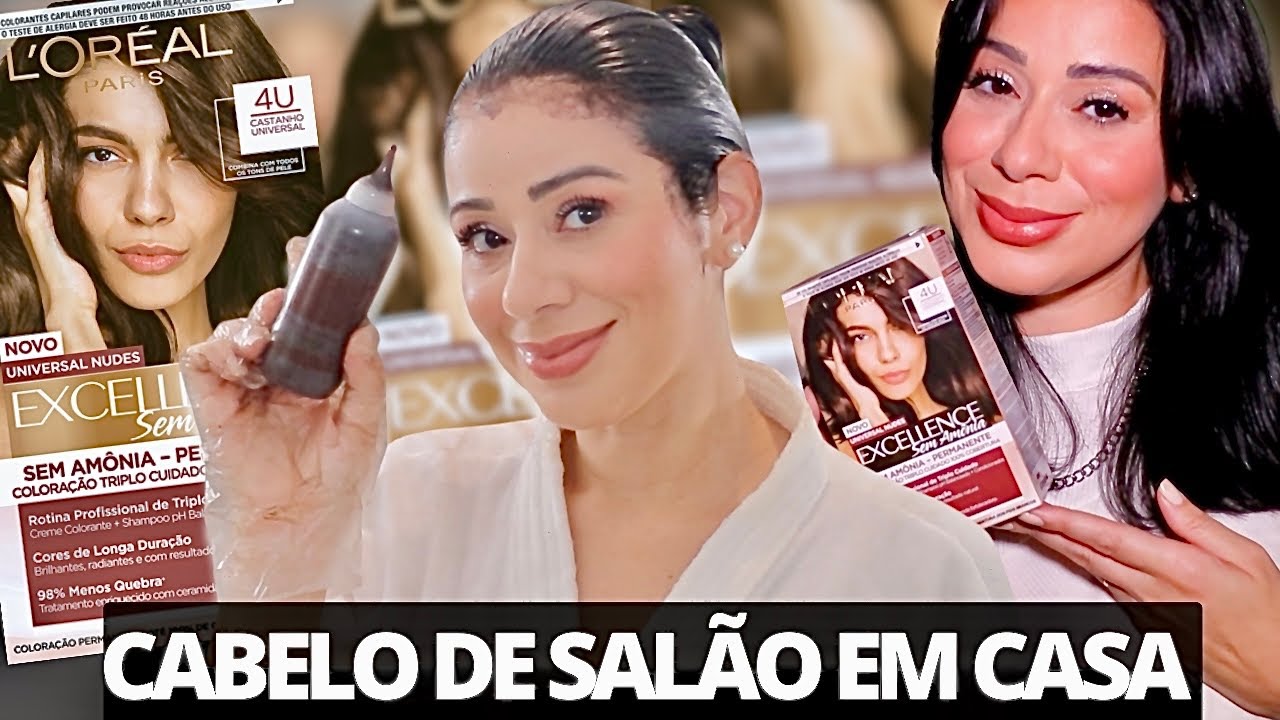MEU CABELO UM MÊS DEPOIS PINTANDO Com EXCELLENCE SEM AMÔNIA de L’ORÉAL PARIS