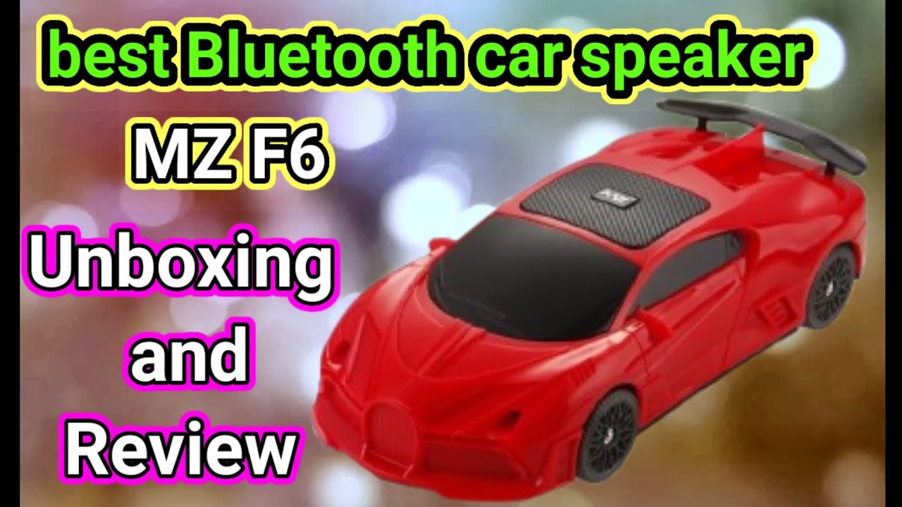 MZ F6 Car Bluetooth Speaker Unboxing& Review/MZ wireless speaker/Best Car Bluetooth Speaker under500