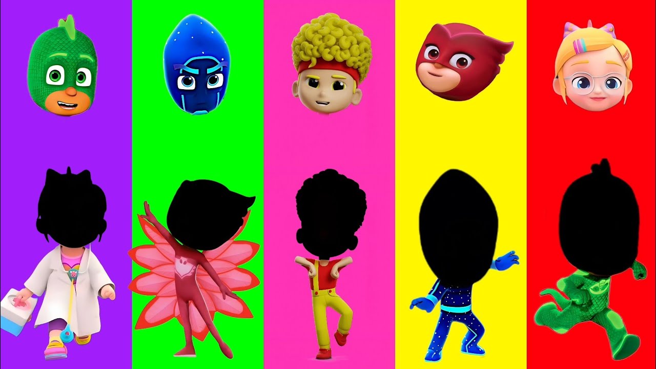 Wrong eyes👀 challenge DAME TU COSITA Pj Masks Funny Puzzle Wrong Heads
