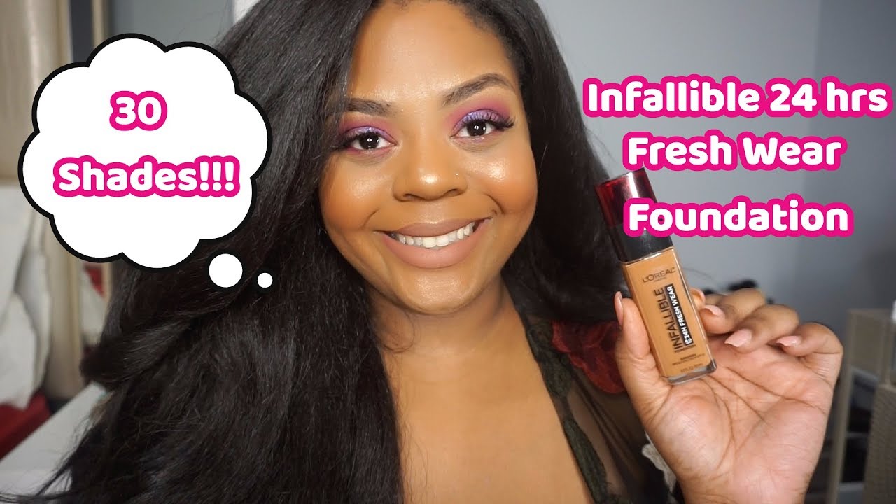 *NEW* Lo'real Infallible Fresh Wear Foundation Review & Demo